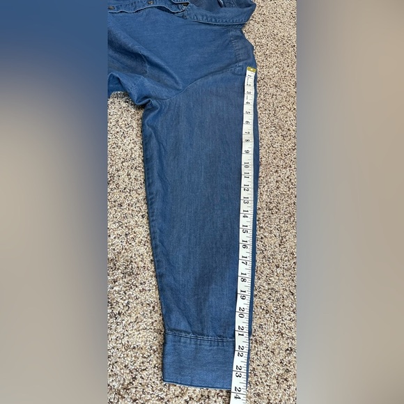 👚 Isaac Mizrahi Live! TRUE DENIM Button-Front Shirt (Size 22W, ) 👚 - Picture 9 of 12